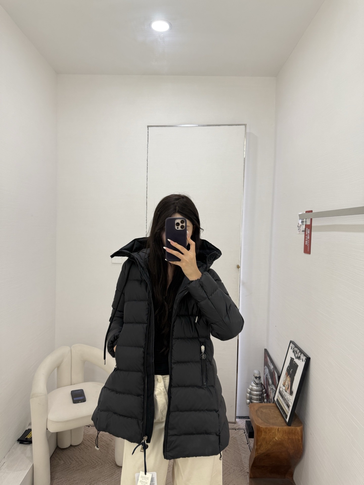 몽*레르 신상 미디 패딩