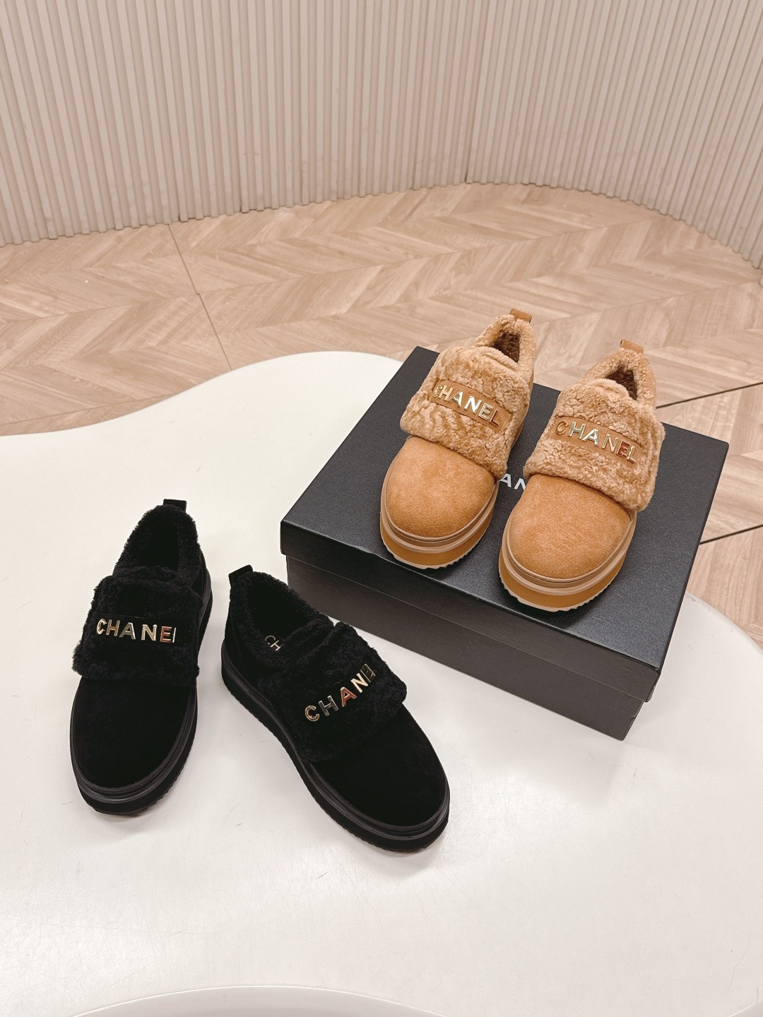 샤* 클래식 털부츠 스웨이드