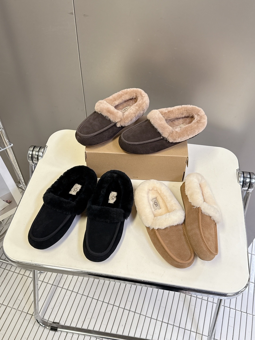 어* 신상 퍼 로퍼