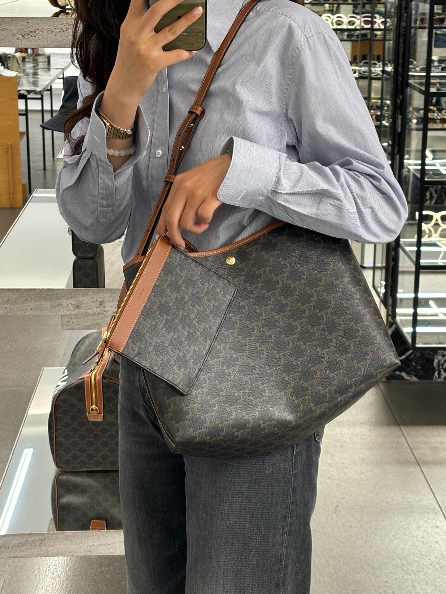 셀린느 소프트 쇼퍼백