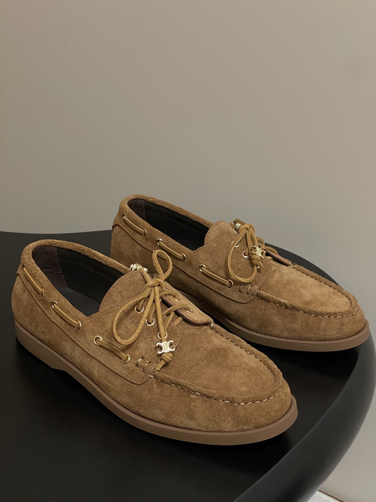 셀*느 25ss 신상 빈티지 스트랩 플랫 로퍼