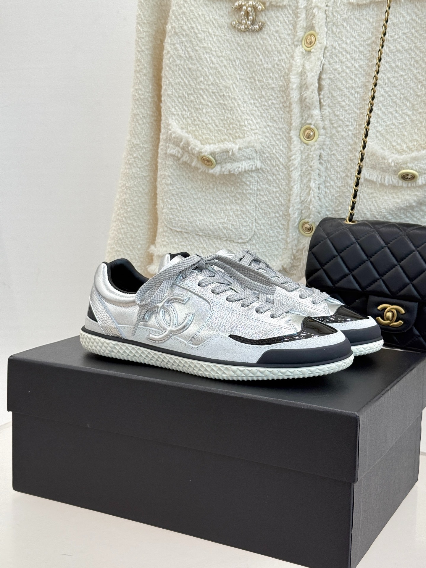 샤* 25K 신상 더블C 캐주얼 운동화