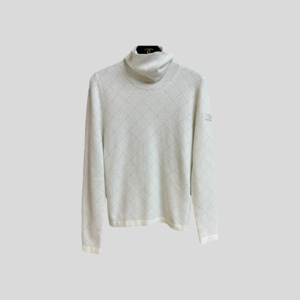 샤넬 니트 레이어 탑