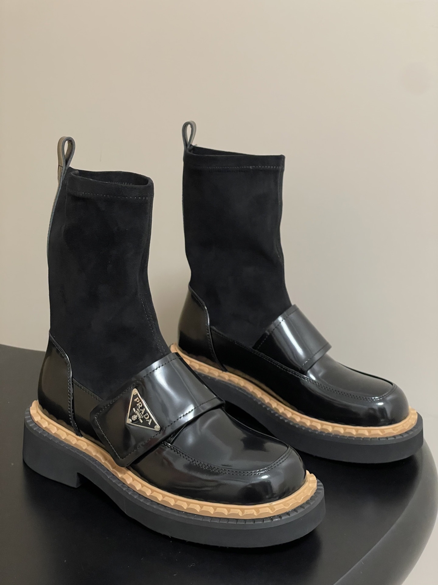 프*다 25Ss 가을/겨울 신상 스판 앵클부츠