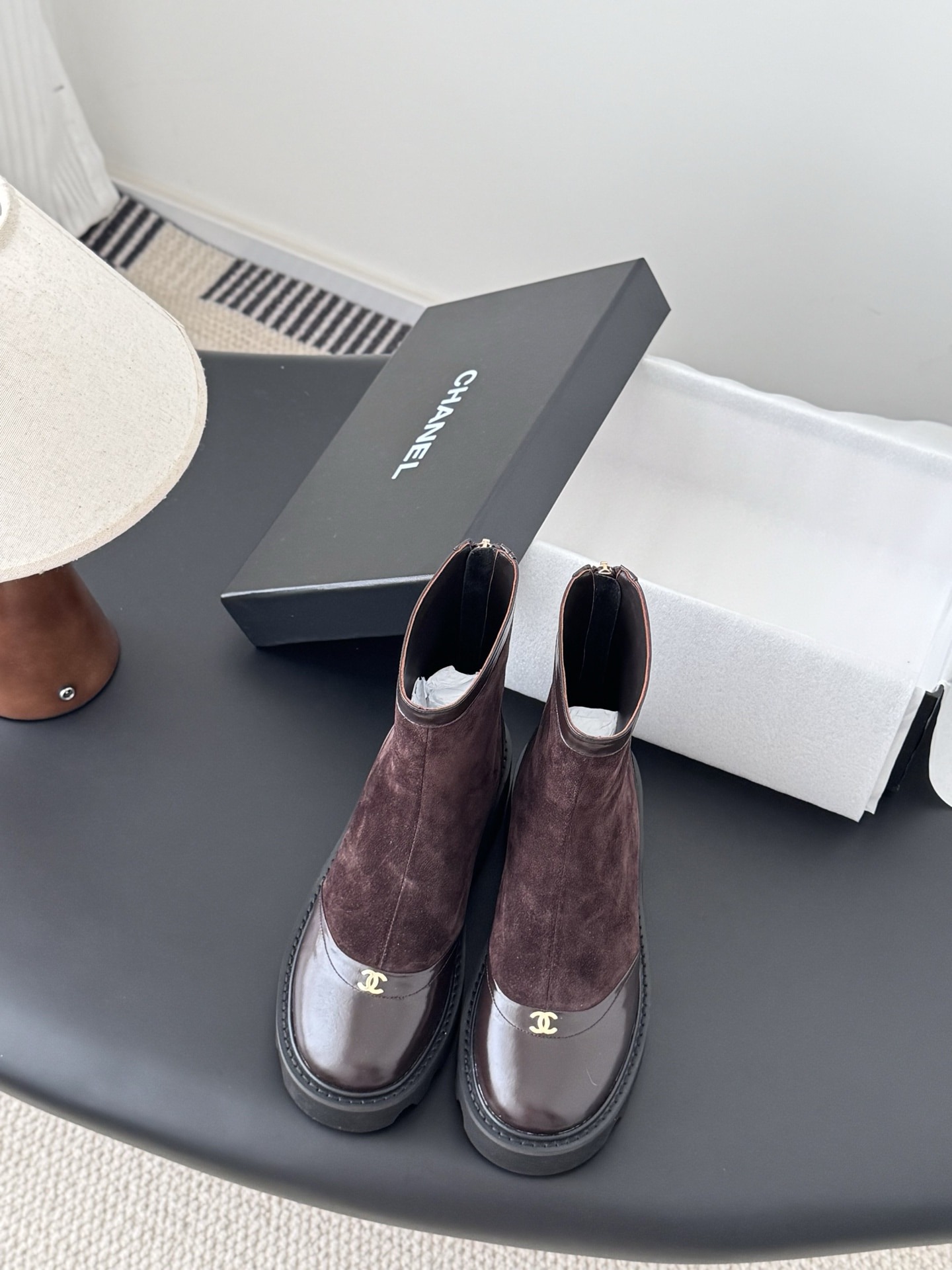 샤* 25B 신상 통굽 앵클부츠