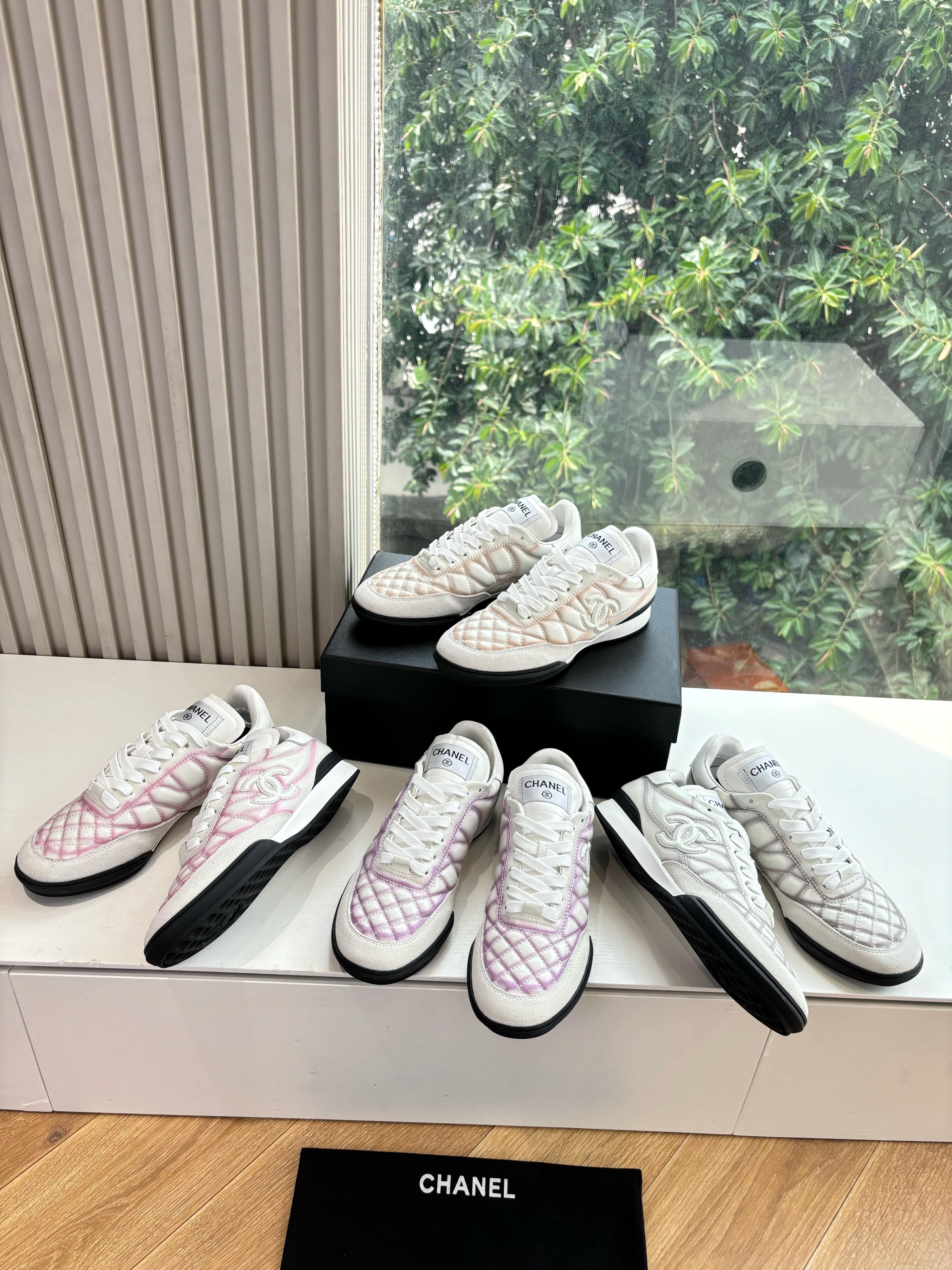 샤* 25 신상 퀼팅 통굽 캐주얼화