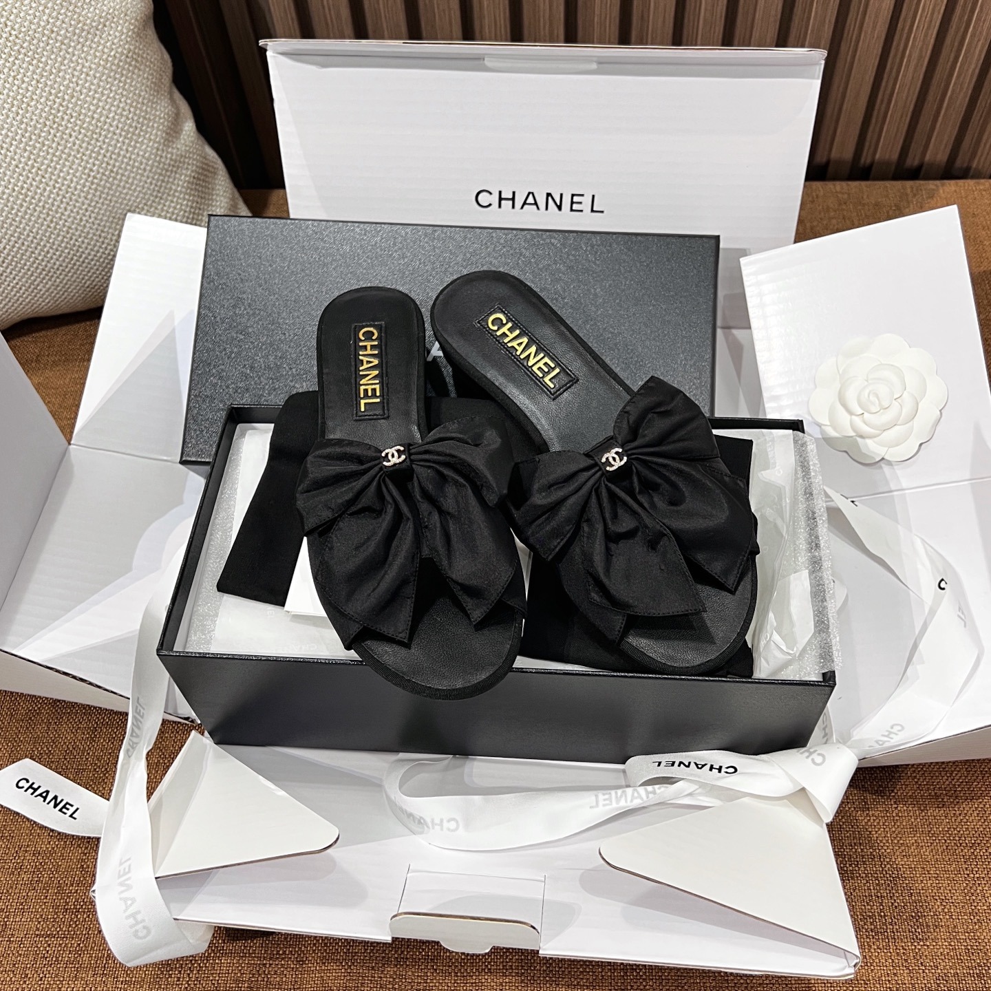 샤* 리본 슬리퍼