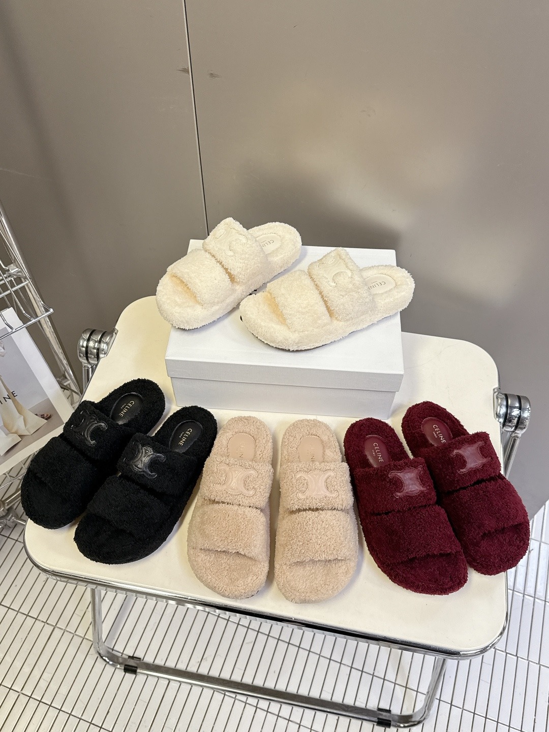 셀*느 가을 겨울 신상 털 슬리퍼