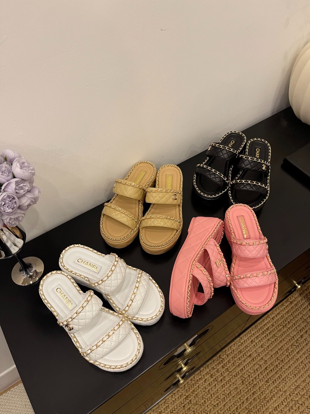 샤* 25 신상 통굽 슬리퍼