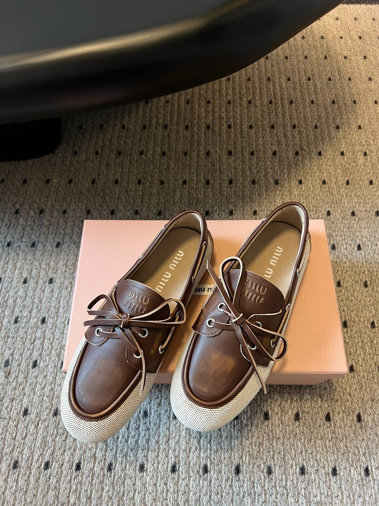 미*미* 25ss 신상 리본 로퍼 플랫 워커