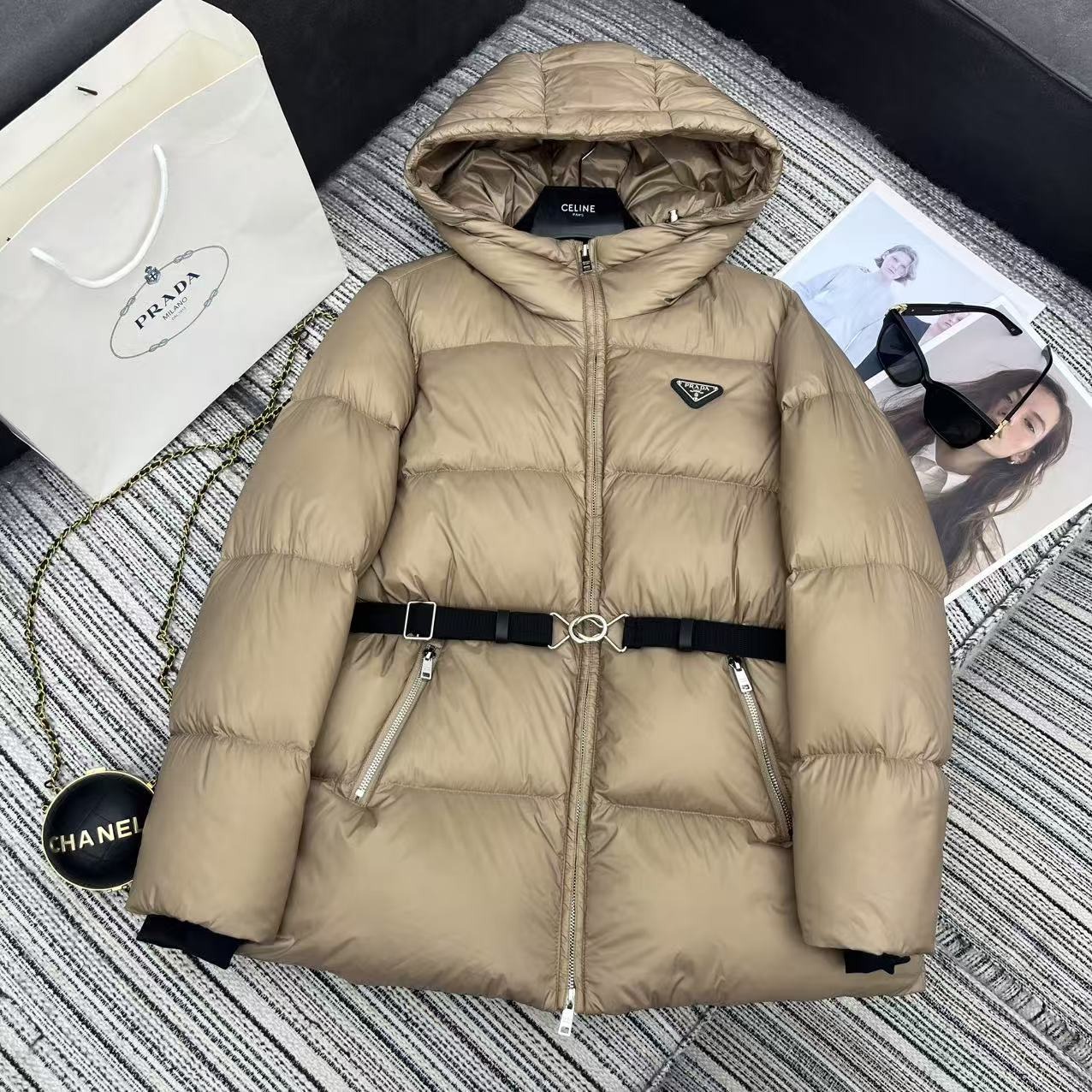 프*다 신상 후드 패딩