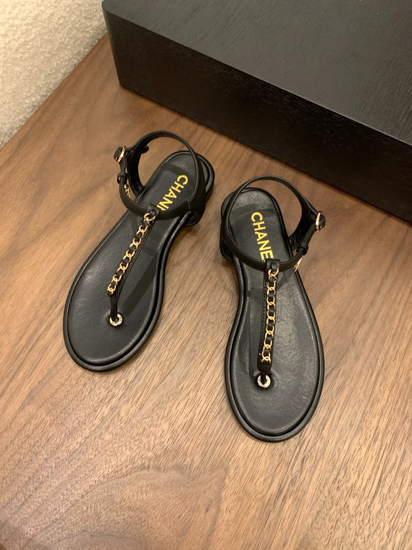 샤* 25 신상 체인 조리 슬리퍼