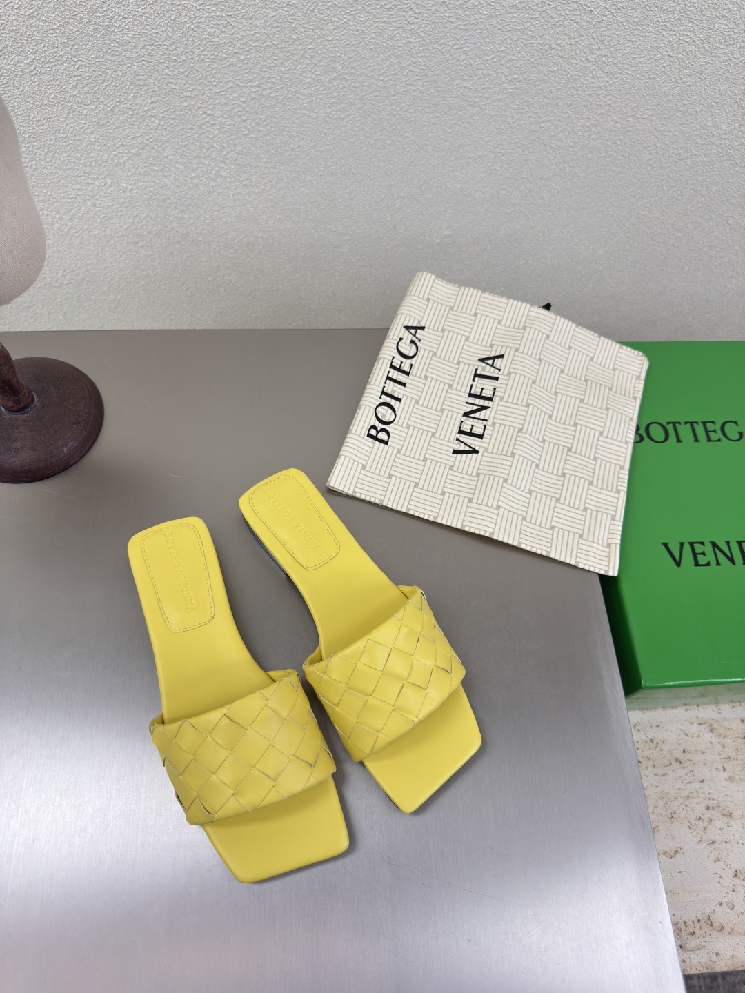 보*가베네타 여성 뮬러 슬리퍼