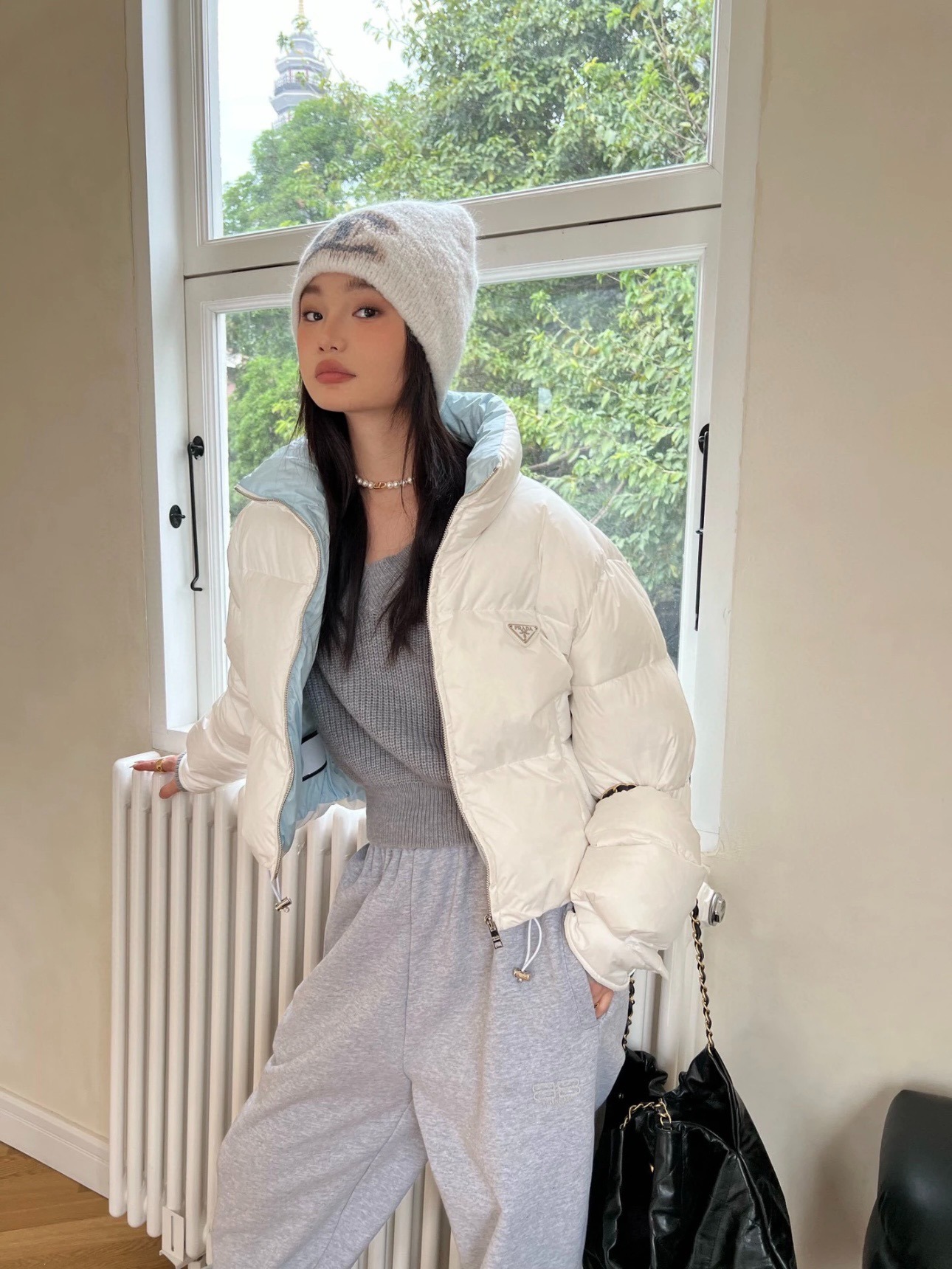 프*다 숏 패딩 점퍼