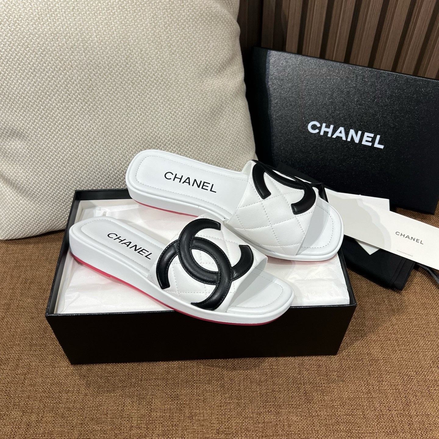 샤* 25 여름 신상 더블 c 슬리퍼