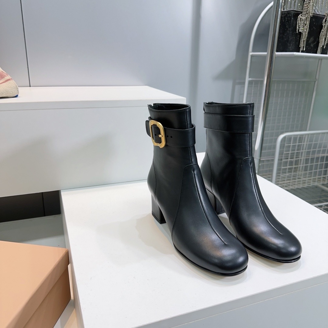 미*미* 2025 가을/겨울 신상 통굽 앵클부츠