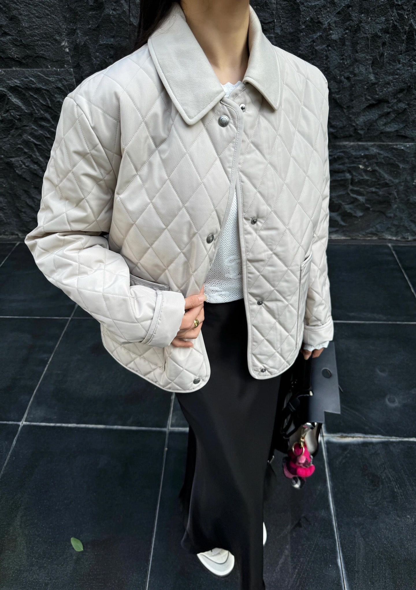 로*피아나 25Fw 신상 빈티지 터틀넥 패딩