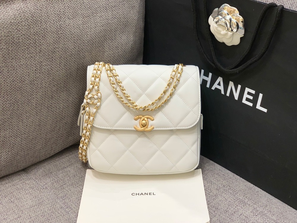 샤* CC 로고 Ado 아도 체인 백팩 