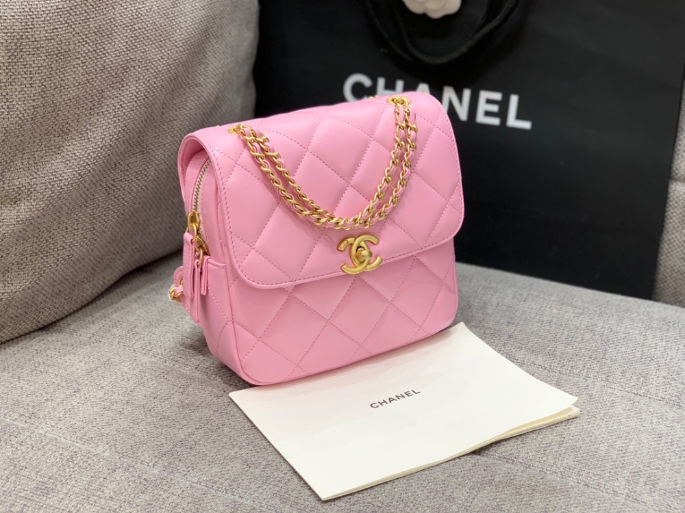 샤* CC 로고 Ado 아도 체인 백팩 