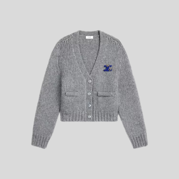 셀린느캐시미어 & 실크 가디건