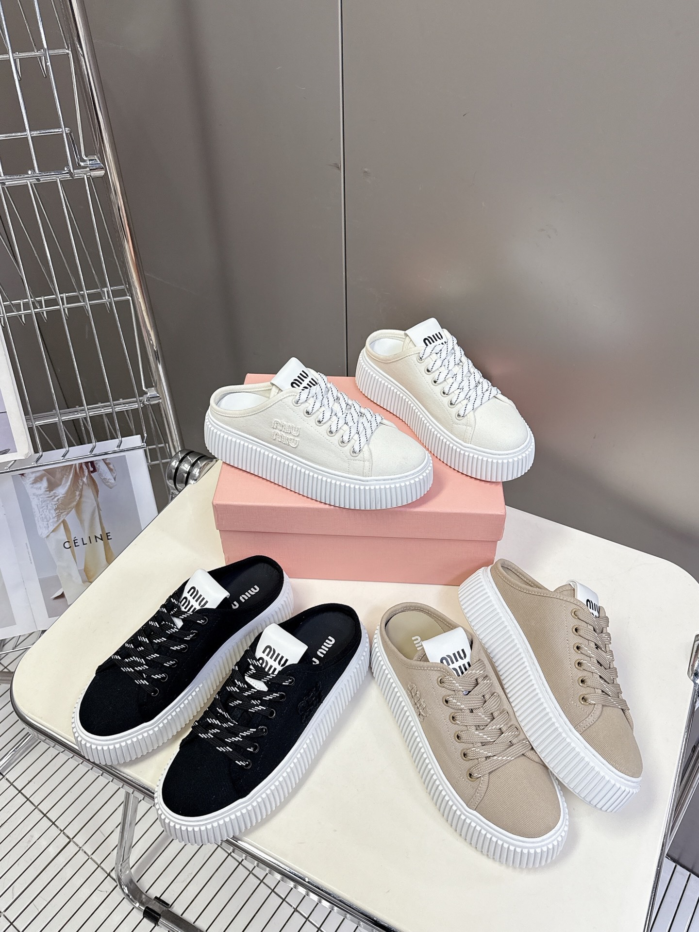 미*미* 봄 여름 통굽슈즈