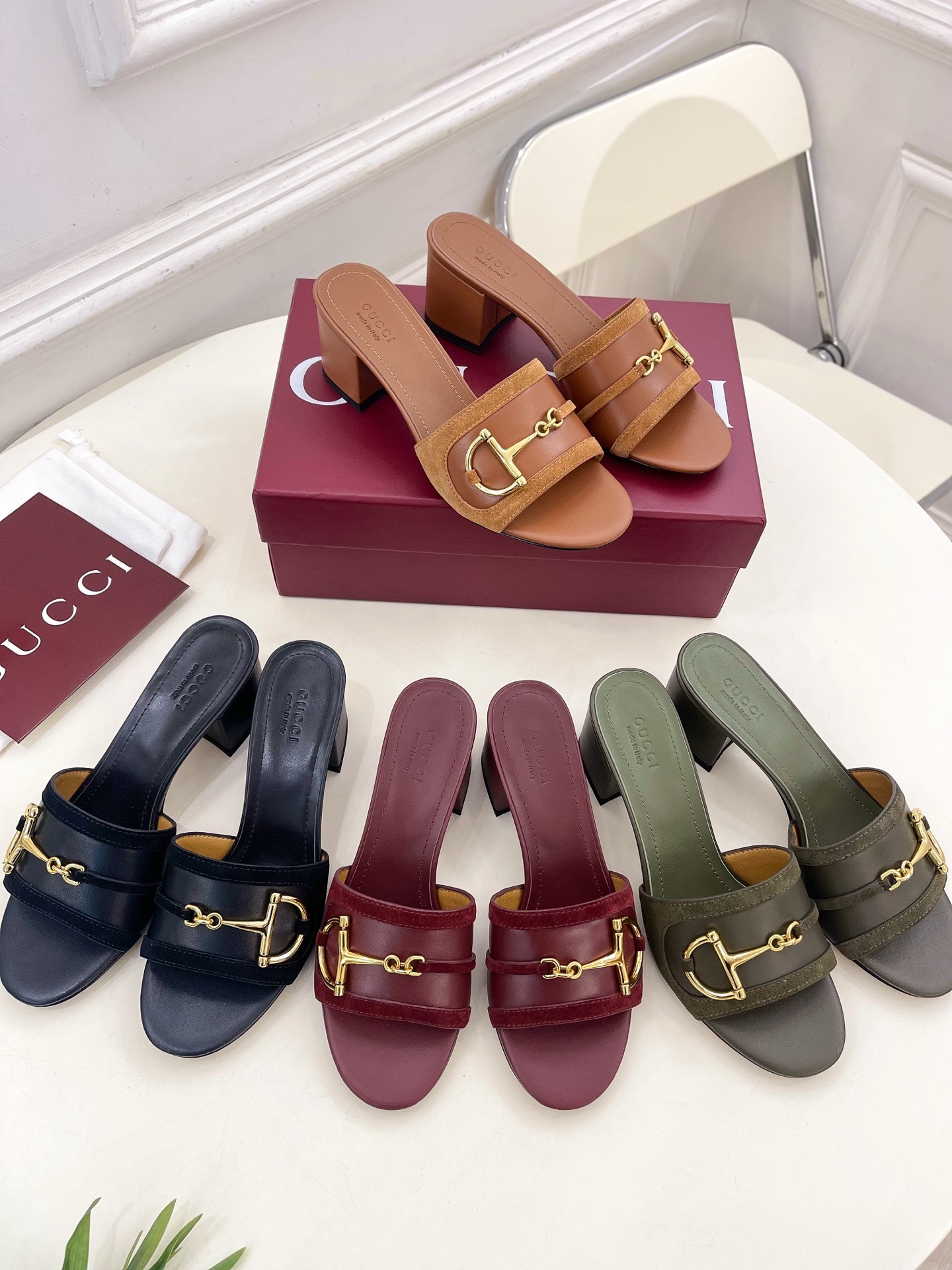 구* 25 홀스빗 통굽 슬리퍼