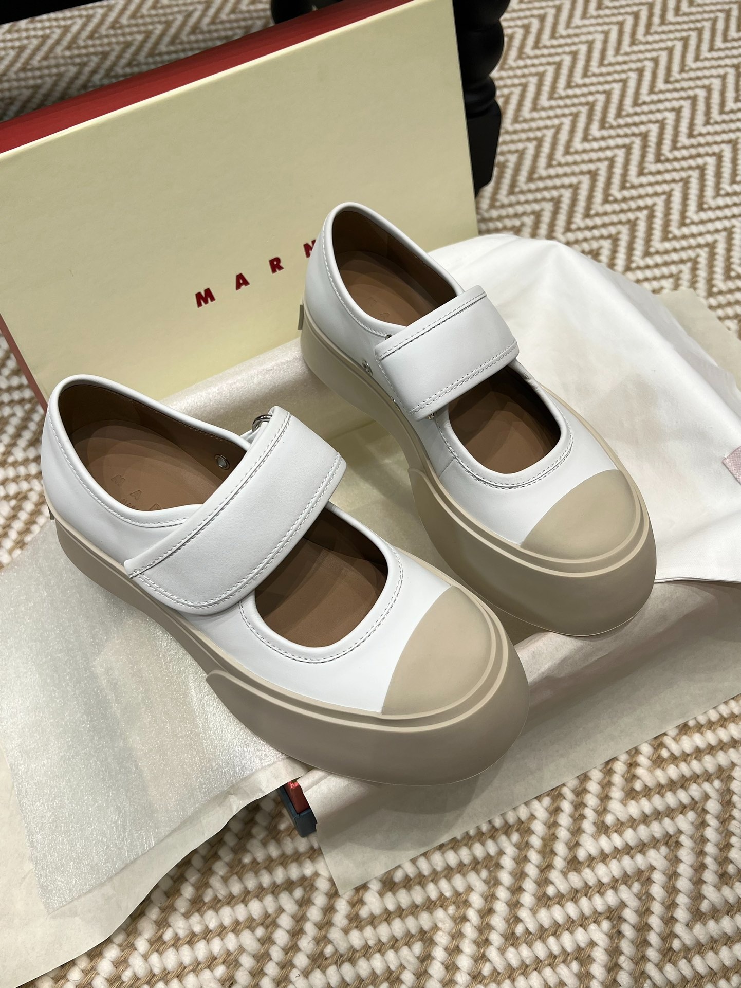 마*니 벨크로 통굽 메리제인