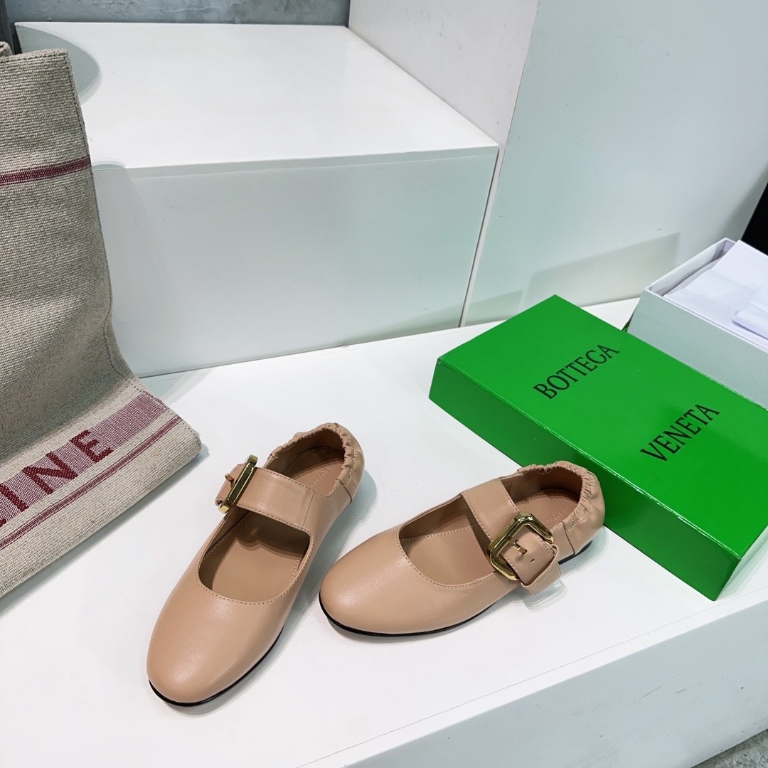 보*가베네타 메리제인 플랫슈즈