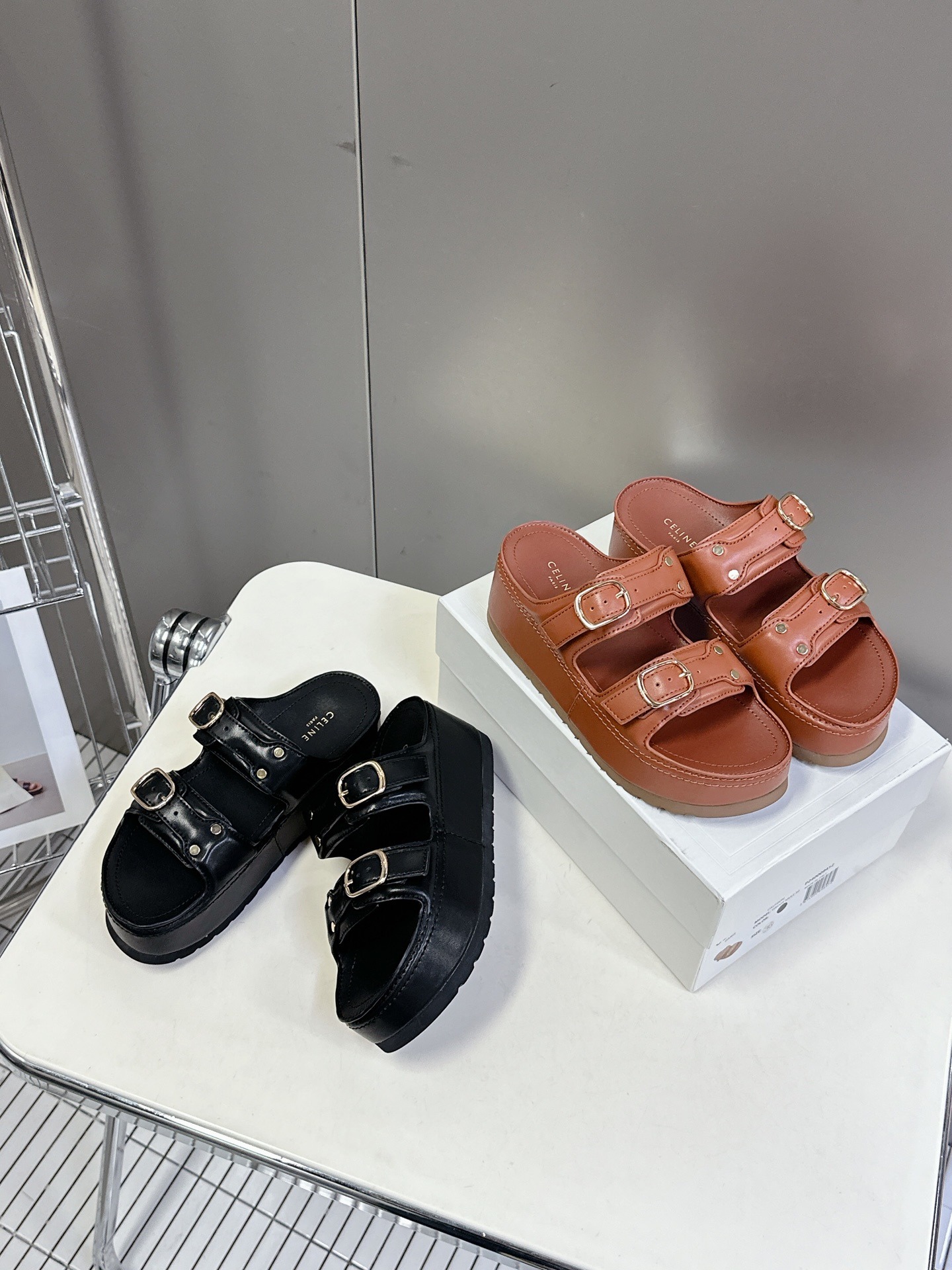 셀*느 봄여름 신상 통굽 슬리퍼