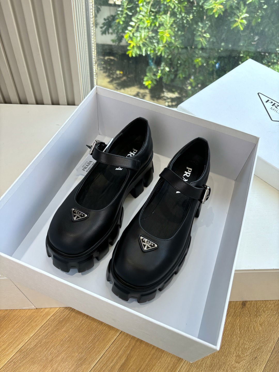 프*다 25Fw 최신 메리제인 통굽 펌프스 로퍼