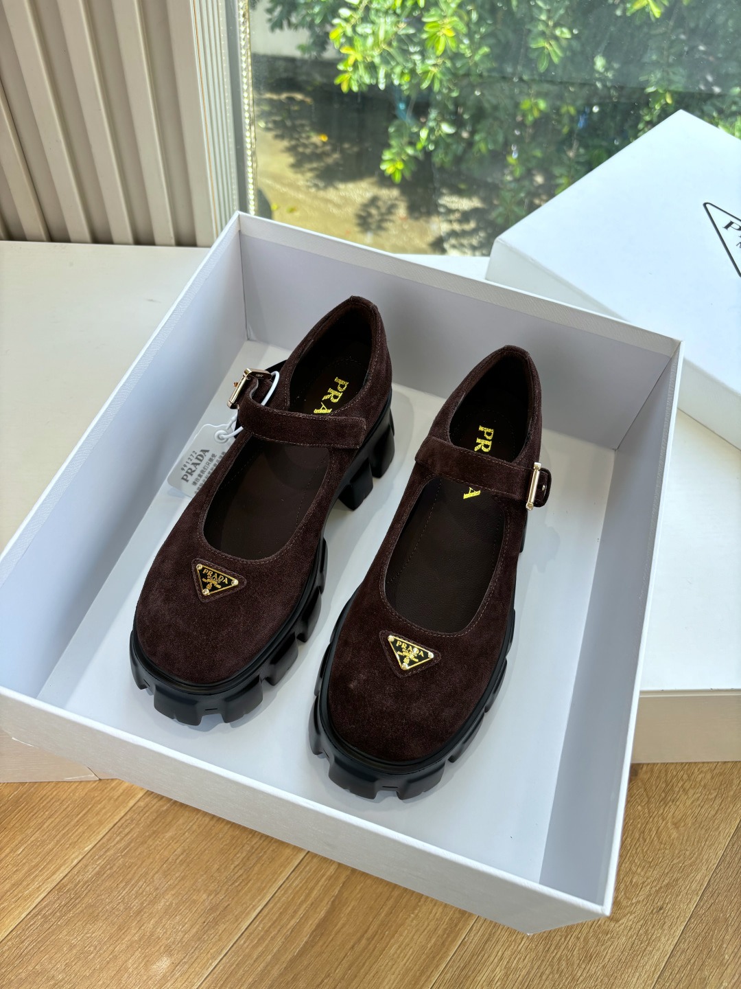 프*다 25Fw 최신 메리제인 통굽 펌프스 로퍼