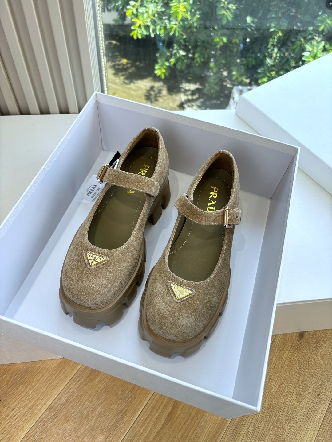 프*다 25Fw 최신 메리제인 통굽 펌프스 로퍼