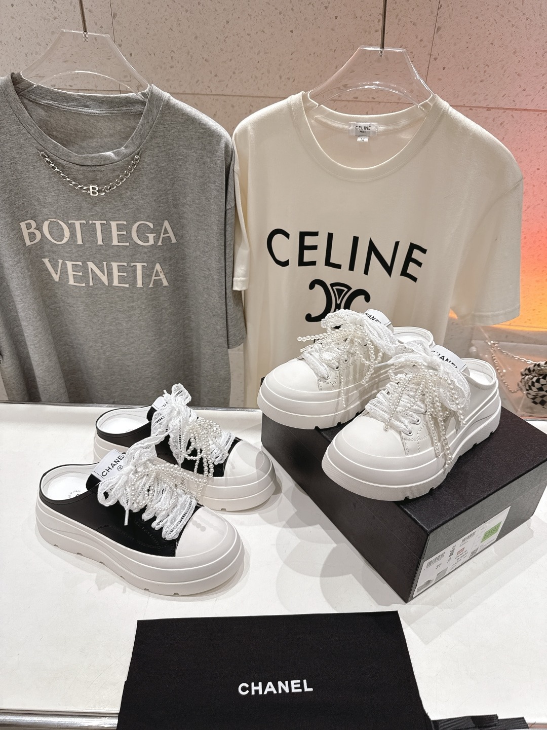 샤* 2025ss 최신 통굽 쿠키슈즈