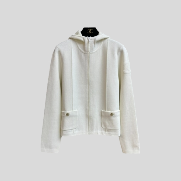 샤넬 집업 후드 가디건