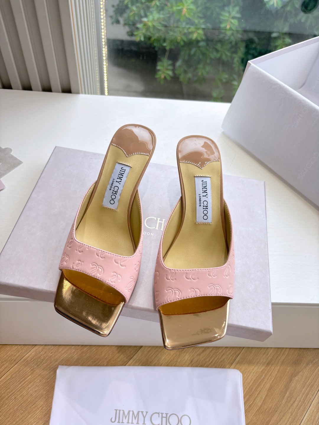 지*추 위클리 클래식 힐 슬리퍼