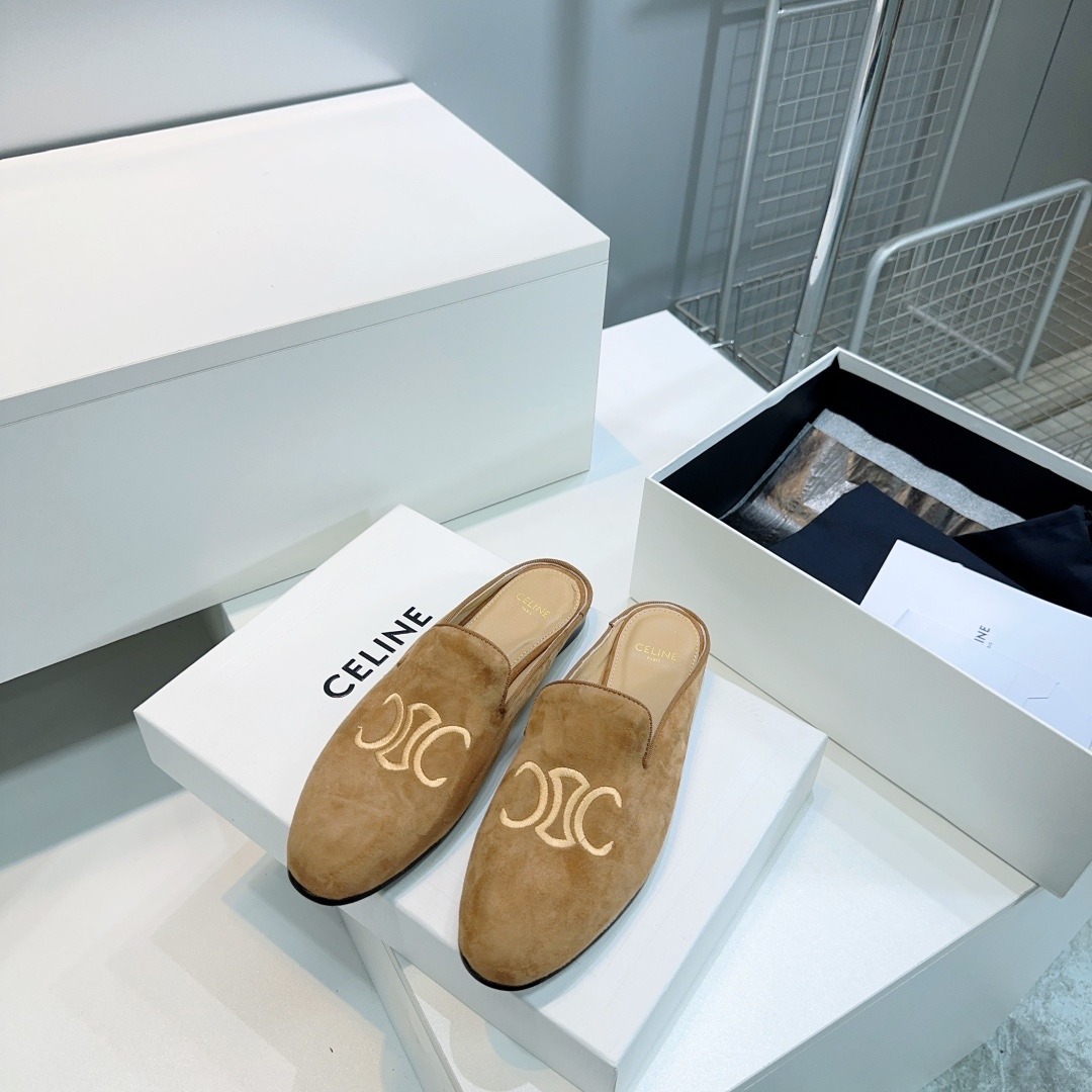 셀*느 25 봄여름 스웨이드 슬리퍼
