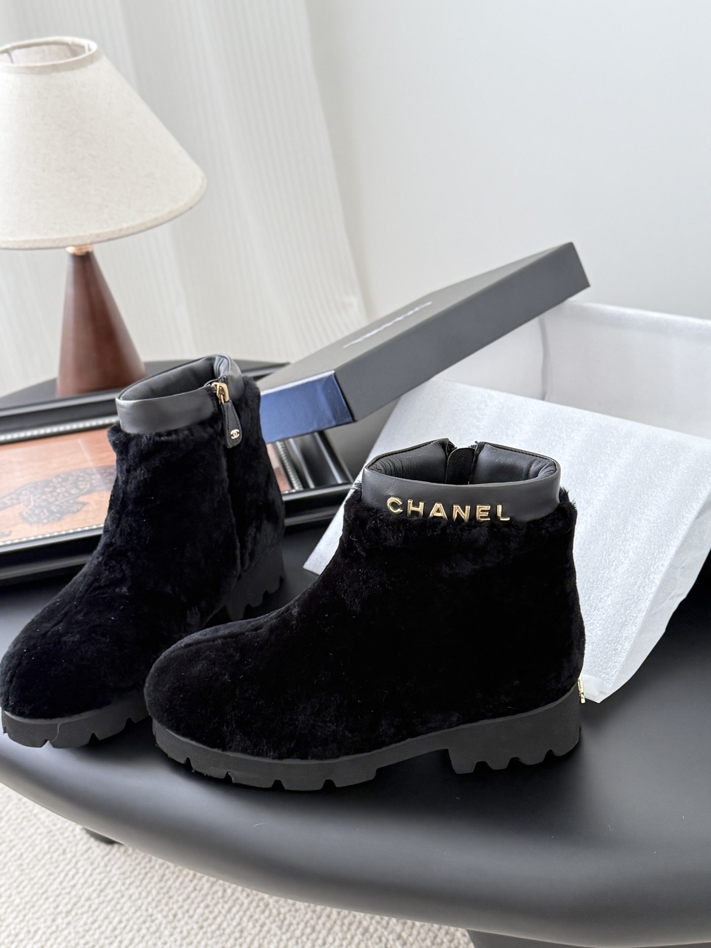 샤* 25K 신상 뽀글이 앵클부츠