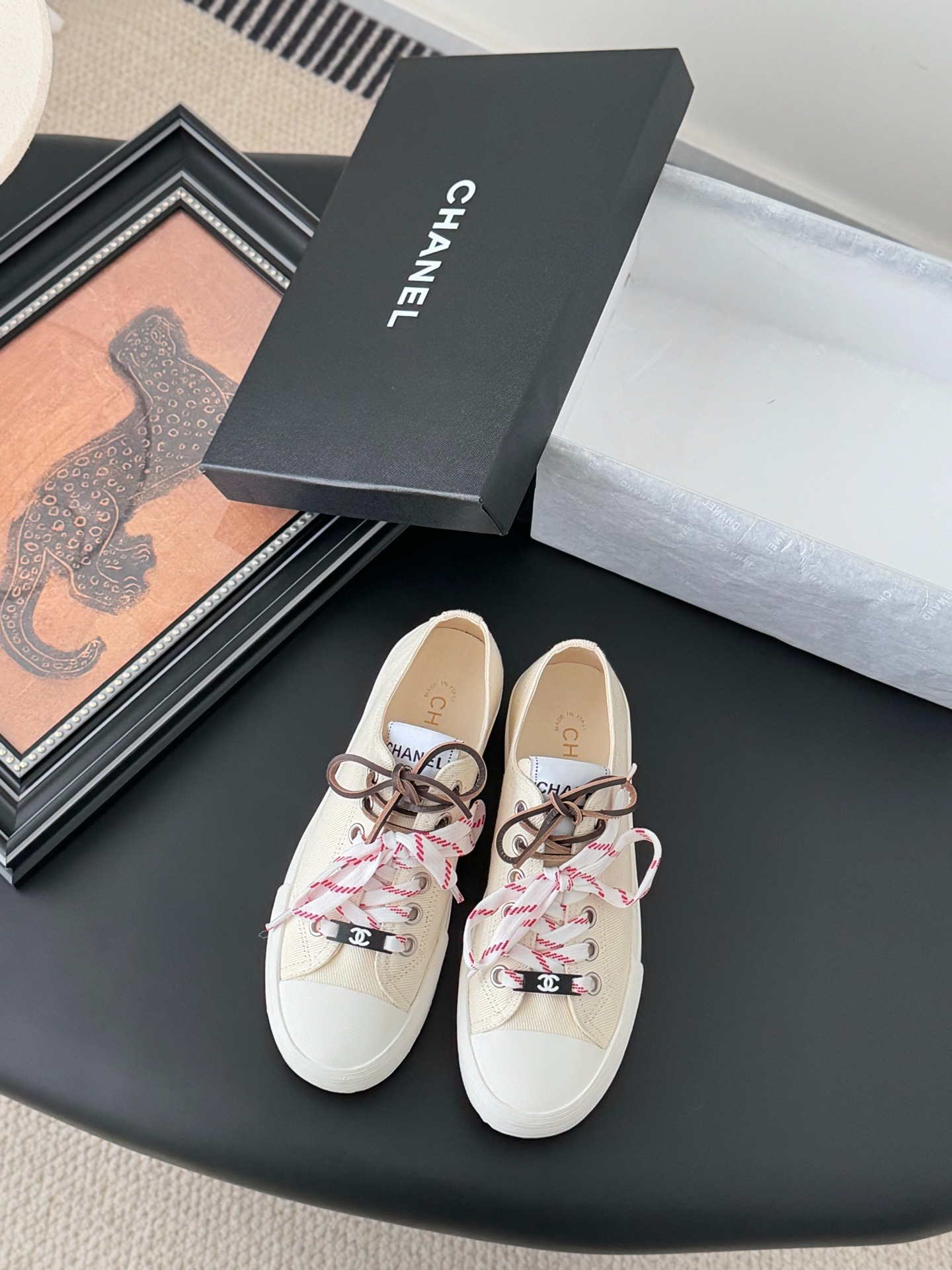 샤* 25K 신상 팬더 패치 스니커즈