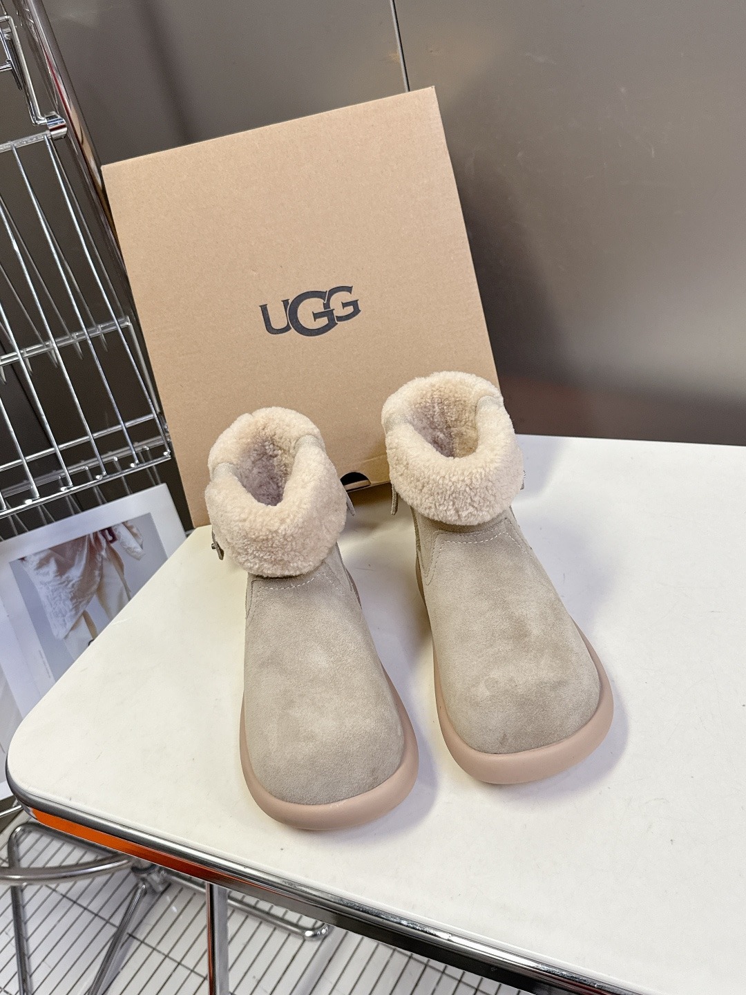 어* 신상 스노우 통굽 털슈즈