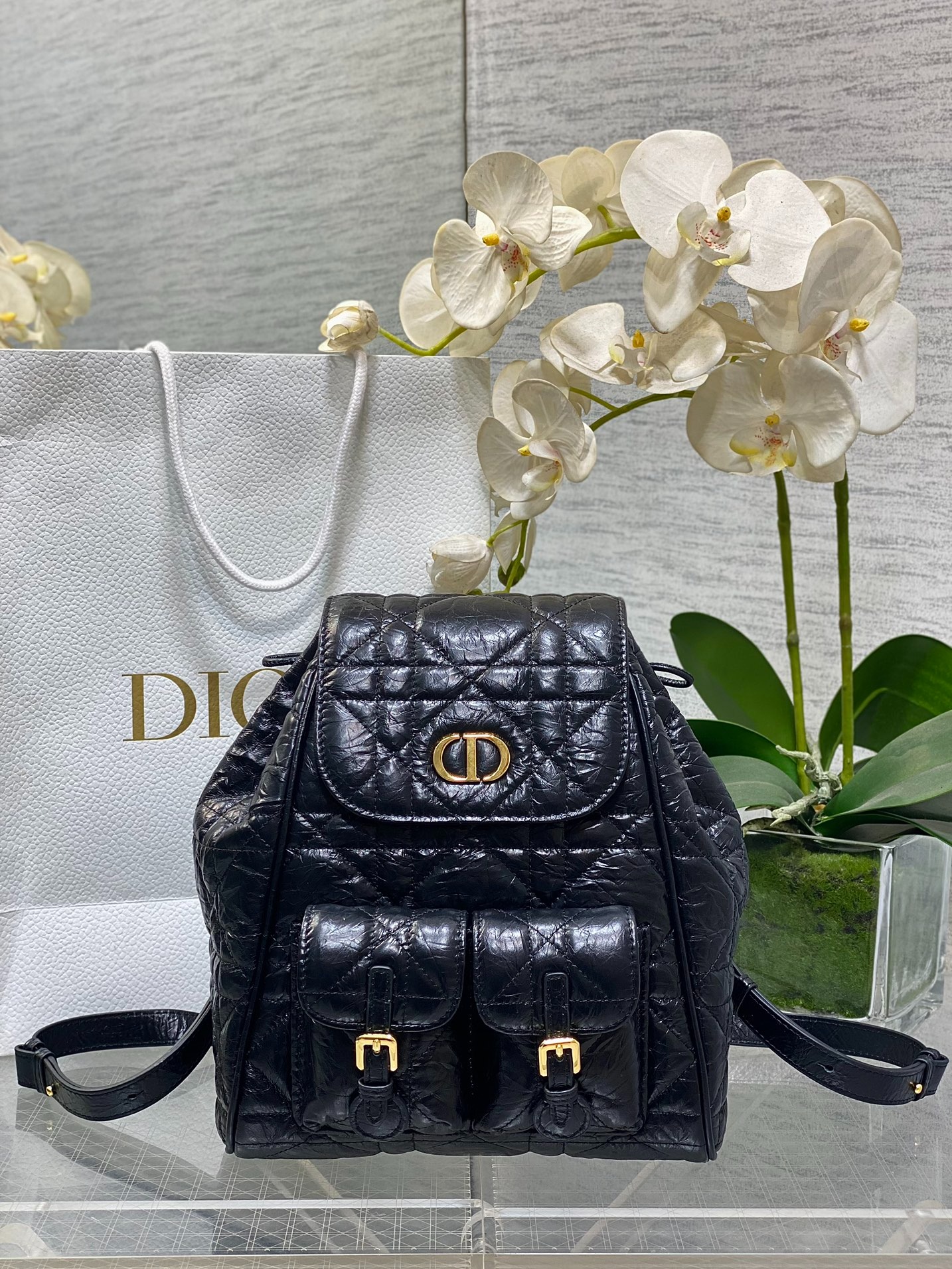 디올 카로 투포켓 백팩