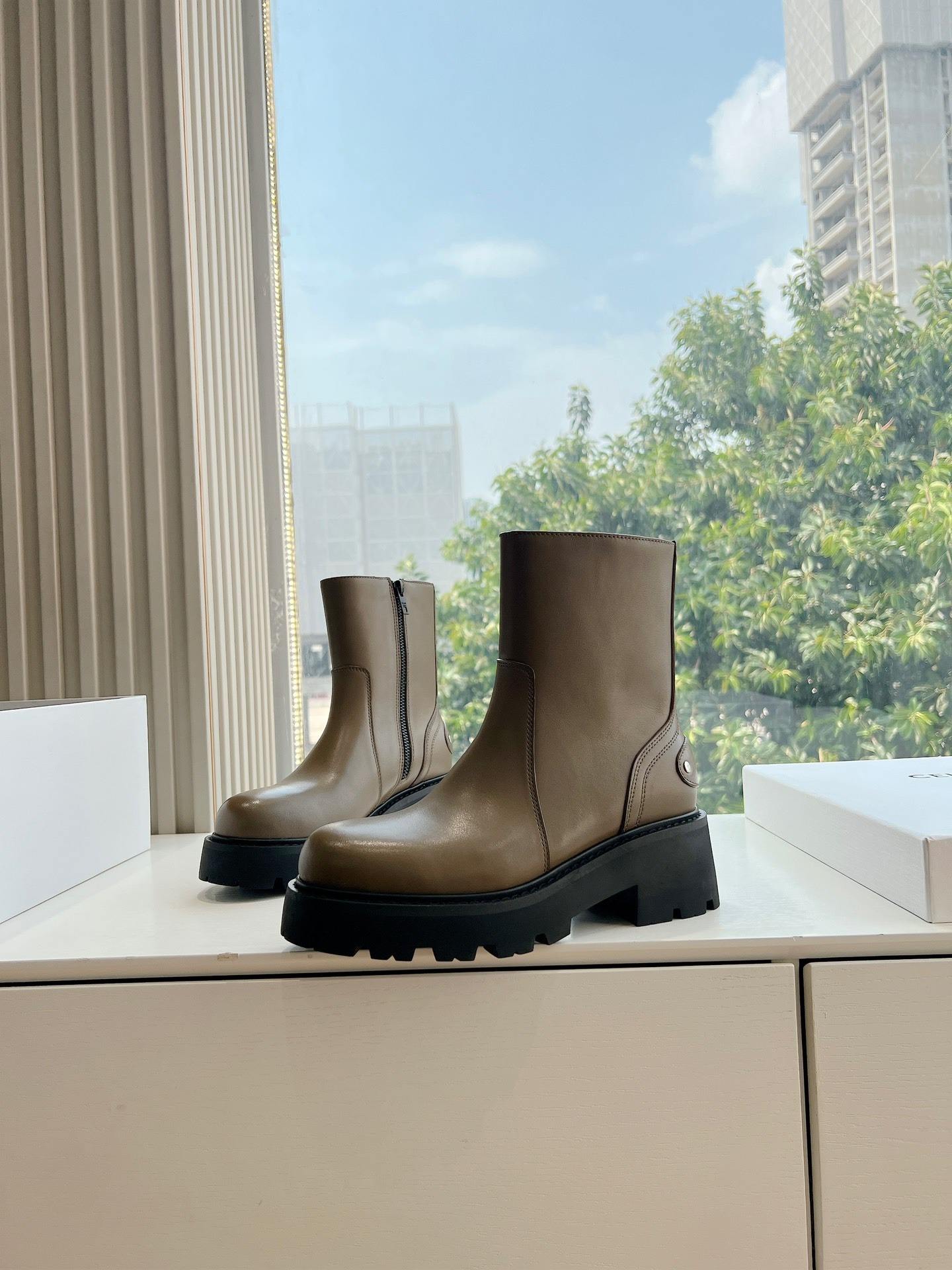 셀*느 2025 가을/겨울 신상 라이더 부츠