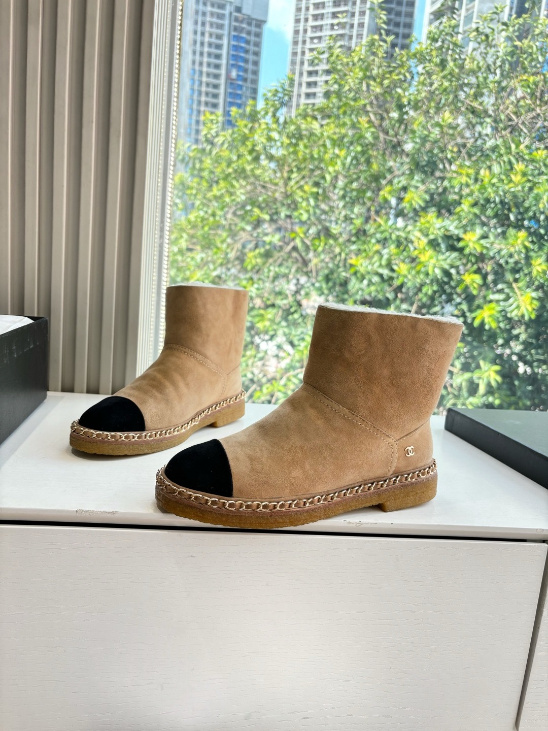 샤* 신상 첼시 앵클 스노우 부츠