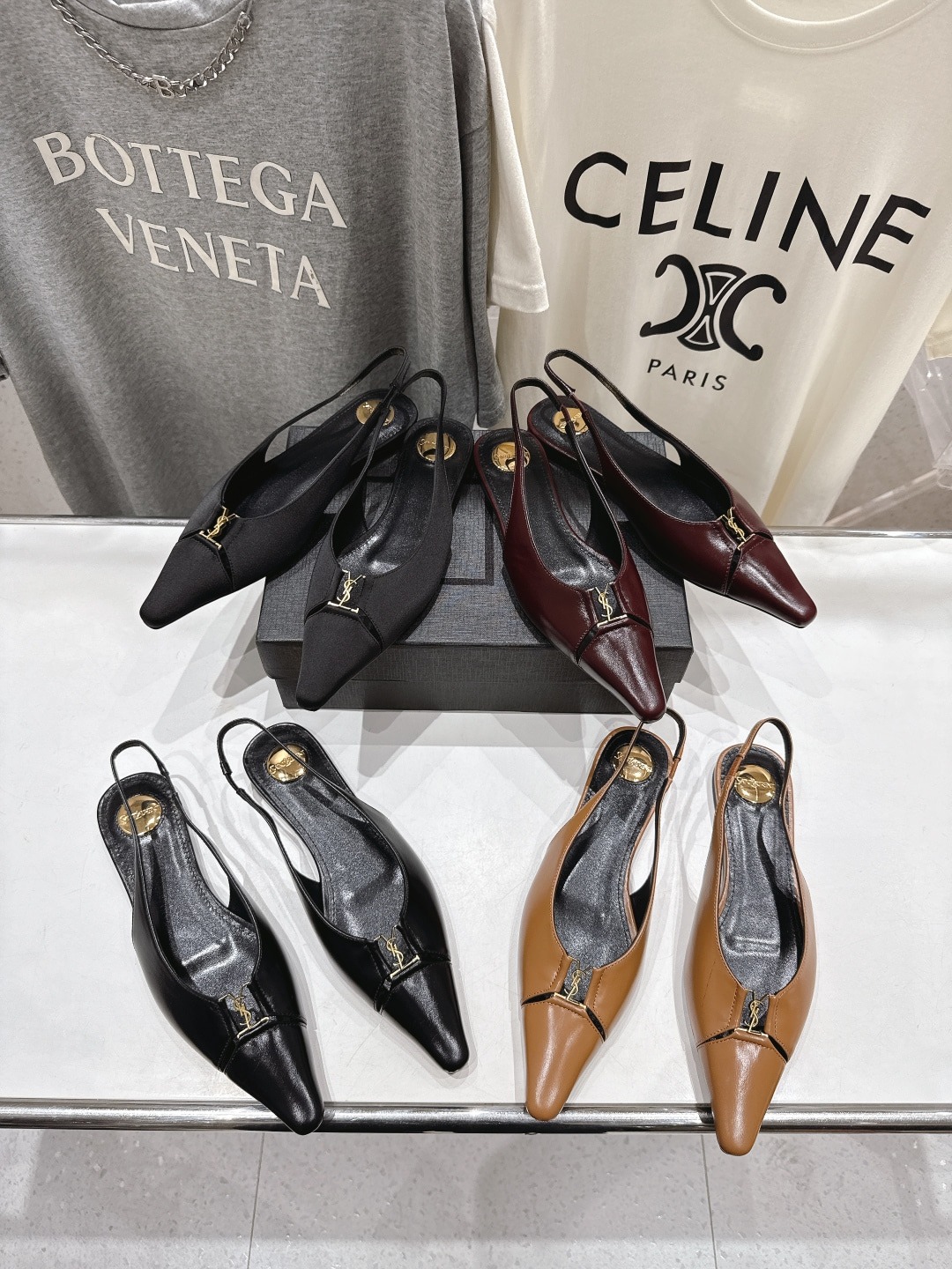 입*로랑 사이클로 25ss 초가을 핫 플랫 슈즈