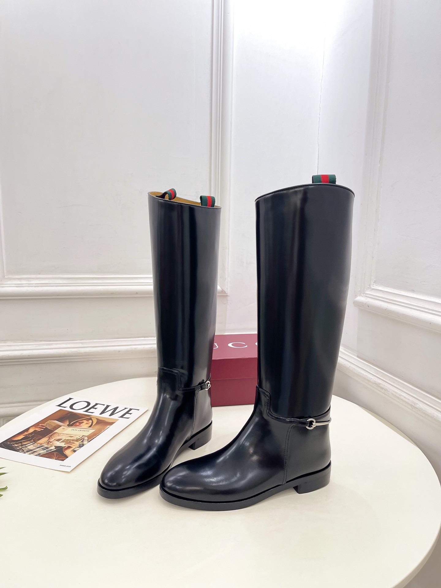 구* 25?신상 클래식 버클 롱부츠