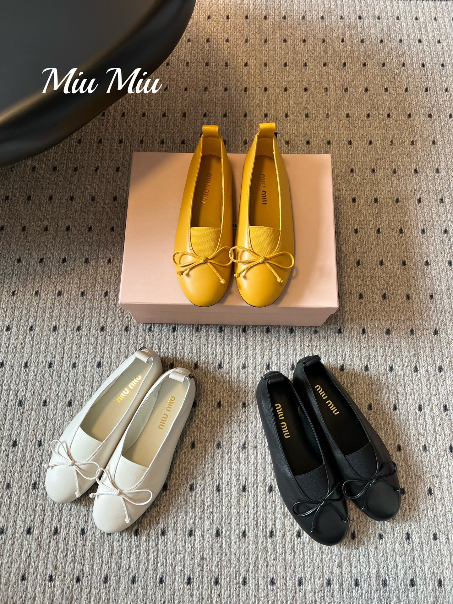 미*미* 25ss 신상 라운드 리본 슈즈
