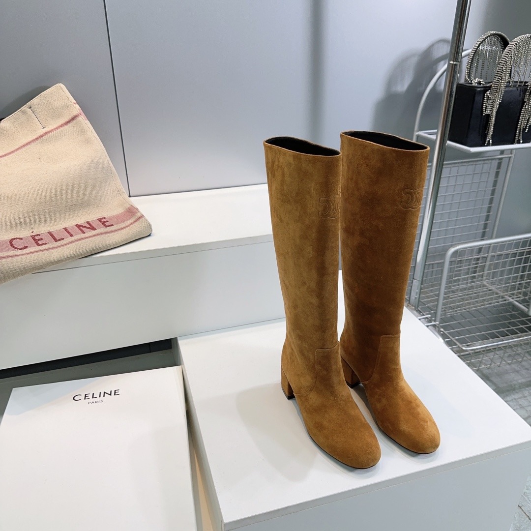 셀*느 25ss 가을/겨울 신상 빈티지 에나멜 스트레이트 부츠