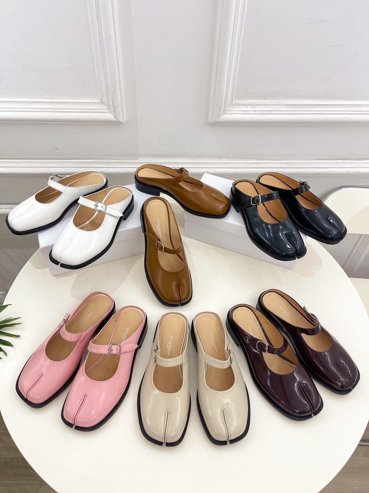 메*마르지엘라 25 신상 빈티지 메리제인 쪼리