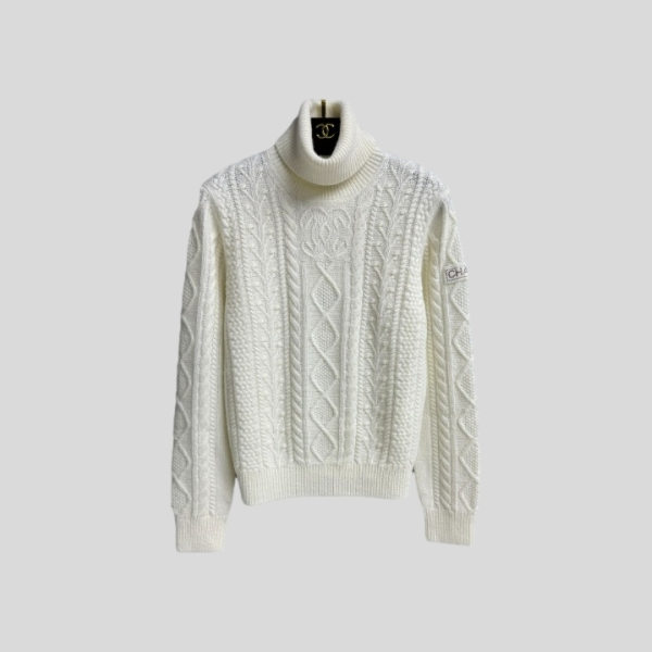 샤넬 터틀넥 니트 스웨터