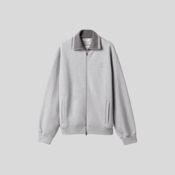 미우미우 코튼 플리스 재킷