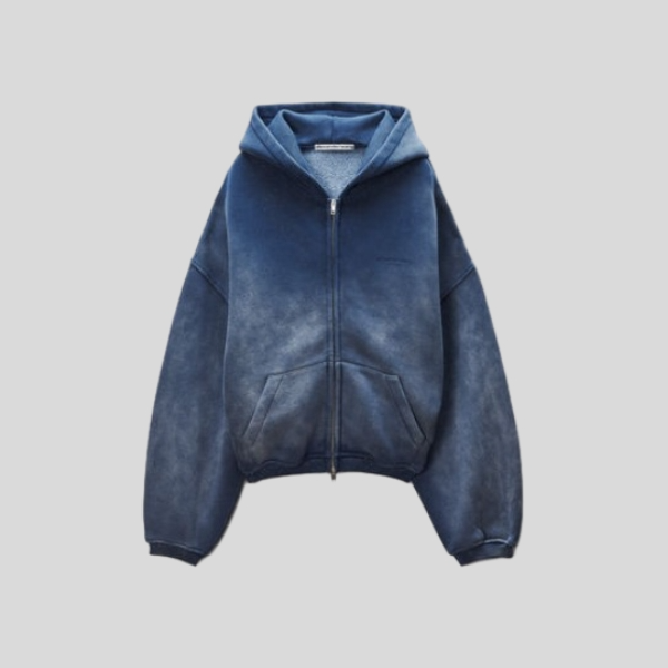 알렉산더왕 코튼 혼방 크리스털 핫픽스 집업 후디, 팬츠